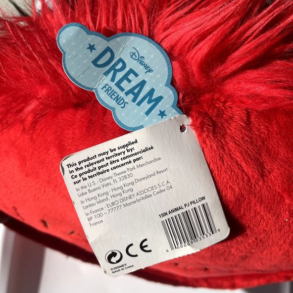 NWT Disney Sesame Street Muppets Animal Monster 13" Stuffed Red Plush Toy RARE - Picture 7 of 10